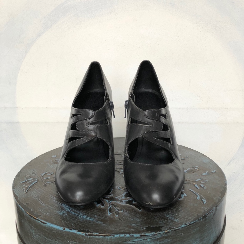 Calvin Klein Booties Deep Gray Black Stiletto Heel